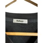 Madhappy  unisex black fleece‎ crewneck pullover size Medium Photo 2