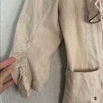 XCVI  Wearables Fjord Jacket Cream Full Zip Pockets Mesh Net Photo 6