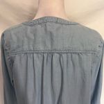 Cloth & Stone  Chambray Denim Womens Top Size M Coastal Cowgirl Boho Minimalist Photo 8