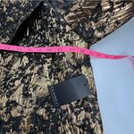 Eloquii NWT  brocade black gold moto jacket sz 16 Photo 3