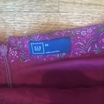 Gap  purple floral pleated skirt Photo 2