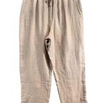 J Jill Pants Womens M Golden Brown Linen Pull On Stretch Lagenlook Soft Girl Size M Photo 0