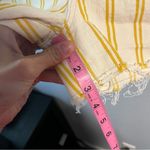 Anthropologie Anthro Pilcro Wanderer Short Cream Mustard Hi Rise Photo 6