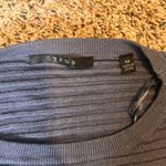 Cyrus ‎ Women's Blue Ribbed Knit Long Sleeve Top Crew Neck Casual Pullover Photo 1