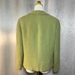 Vintage Green Textured Blazer Jacket 3 Diamond Button Pockets Union Made M Size M Photo 4