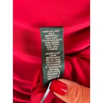 Lauren Ralph Lauren Deep Red Curve Hugging Draped Neckline Dress Size 6 Photo 7