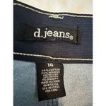 d.jeans Women's Blue Denim Chino Shorts Size 14 Casual Summer 5" Inseam Photo 2
