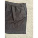 Tommy Hilfiger Skirt Womens Size 14 Gray Pencil Pocketed Belt Loops Zip Midi Photo 2