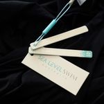 Sea Level Swim. Zip Long Sleeve Rashguard Top. Black Size 10 Photo 4