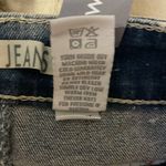 ZC0 Thrashed Bleach Destroy Roll Jean Shorts 0 Grunge Festival Y2K Punk Rocker Blue Photo 6