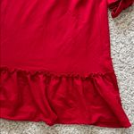 NWOT MNG Casual Vibrant Red Sleeveless Wrap Mini Dress w/ Ruffle Hem Photo 12