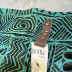 Profile By Gottex Turquoise and Black Geometric Swim Sarong Blue Size XL Photo 4