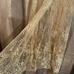 BLITHE Skirt Shorts Top Set Nude Sparkly Gold Glittery Mesh Girly Outfit XS/S Photo 7