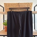 Eileen Fisher  Pull On Ponte Black Knit Dress Pant Trouser, Large Photo 4