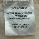 Princess Polly  Embroidered Mini Skirt Cream Floral A Line Flared Size 4 Photo 4