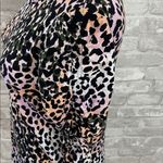 Veronica Beard  Jean Waldorf Tee in a lilac multi leopard print Photo 2