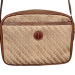 Gucci Vintage 70s  Signature Taupe Canvas and Leather Crossbody Camera Bag Photo 2