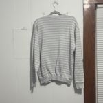 H.L. Miller Gold Gray Striped Crewneck Sweatshirt XL "The Ozarks" Embroidered Photo 5