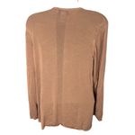 Magaschoni Woman Open Front Cardigan Lightweight Knit Tan 1X Photo 1