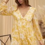 Endless Blu Flowy Floral Dress Photo 0