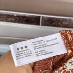 Three Dots  floral burnt orange Wide Leg Palazzo Pants S Photo 8