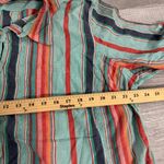 Ralph Lauren Lauren Jeans Co Striped Button Up Shirt 3X Cotton Multicolor Photo 3