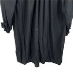 & Other Stories & Other Stories Black High Neck Long Sleeve Rayon Dress Size 8 Photo 2