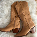 Cozzy girl Cowgirl boots brown up to the knee size 7 Photo 0