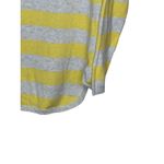 Old Navy Women's Sweater Striped Long Sleeve Lightweight Gray/Yellow Sz. Medium Photo 6