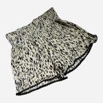 Three Dots Womens  Beige Animal Pull On High Waisted Shorts - Sz S Photo 1