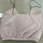 Free People BNWT  BRALETTE/ crop top M/L pale pink Photo 2