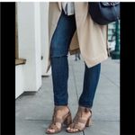 Sole Society  Delilah Fringe Block Heel Size 7.5 Taupe Photo 1