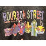 Vintage New Orleans Bourbon Street Jazz Mardi Gras Graphic Sweatshirt 90’s L Size L Photo 1