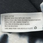 Wild Fable : Black and White Tie Dye Cropped Long Sleeve Tee Photo 4