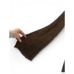 Honor The Gift Brown Fuzzy Knit Open Back Maxi Dress Medium NWT Photo 8