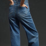 Anthropologie  Pilcro High Rise Straight Wide Leg Jeans Size 28 Photo 0