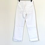 L'Agence NWT White Wide Leg Raw Hem Jeans - Size: 25 Photo 5