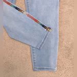 Knox Rose  Light Blue Skinny Jeans with Multicolor Stripe Photo 2
