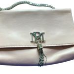 Badgley Mischka Taupe/Blush Metal Fringe Crossbody Bag for Women Photo 11