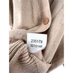 Loft M Cardigan Sweater Knit Rabbit Hair Blend Tan Luxury Basic Oversized V Neck Photo 5