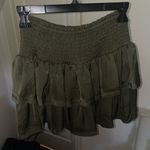 Olive Green Tiered Skirt Size undefined Photo 1