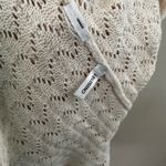 HAPPY X NATURE RUFFLE IVORY WHITE SWEATER DRESS L Size L Photo 8