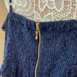 City Chic NWTs Navy Blue Scalloped Lace Dress Size XL Photo 5