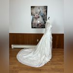 Gorgeous Casablanca Taffeta Halter Wedding Gown! White Size 12 Photo 4