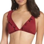 Chelsea28 Ruffle Triangle Cross Back Bikini Top Photo 8
