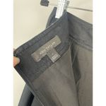 Ann Taylor Black Woven Swing Belt Loops Midi Skirt Size 2 Photo 6