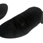 Eileen Fisher Earth Dion Suede Leather Mule Loafer Slides Slip On Solid Black Photo 5