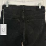 Edwin Women's Elin Crop High Rise Straight Leg Denim Jeans Blackstone 28 New Black Photo 6