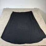 Peace Love World  Womens‎ 3X Black Hi Low Skirt Drawstring Waist Slit Plus Size Photo 1