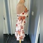 Here Comes the Sun Here Comes the‎ Sun Floral Velvet Cowl Neck Mini Dress Photo 4